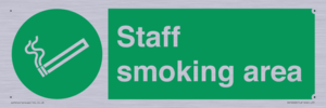 Staff smoking area